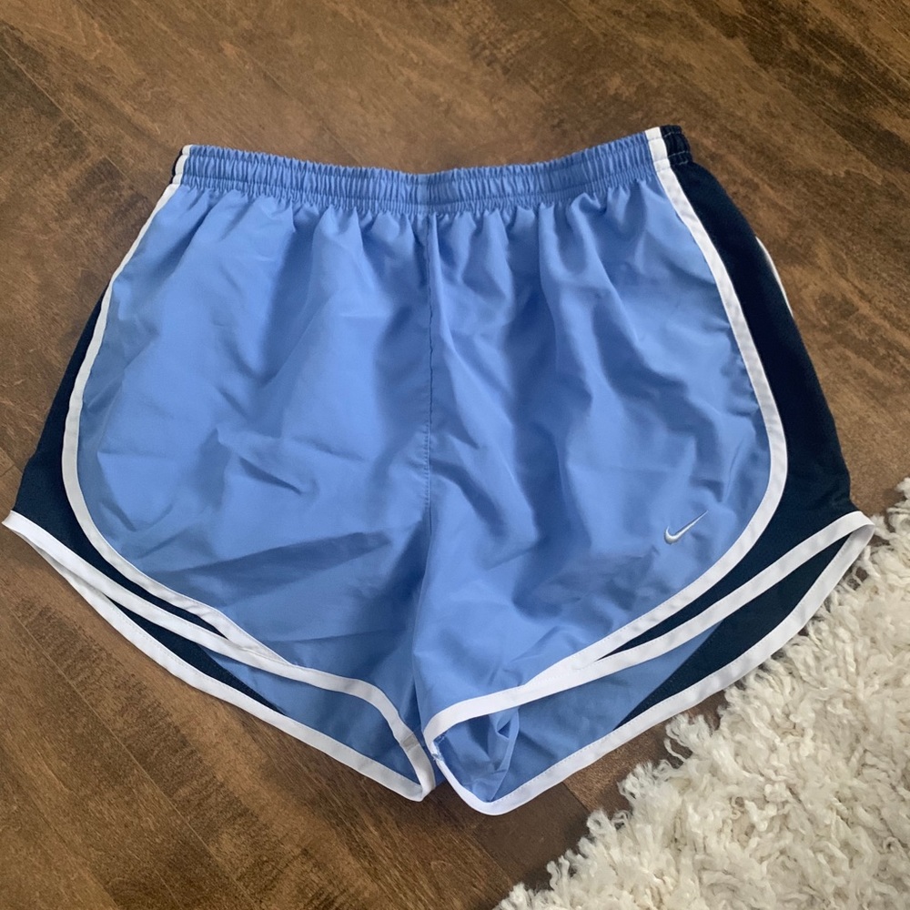 Blue Nike shorts